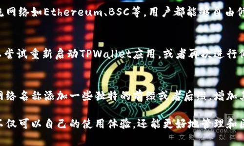 biao ti如何在TPWallet上修改网络名称？详细指南与常见问题解答/biao ti
TPWallet, 修改网络名称, 区块链钱包, 数字资产管理/guanjianci

随着区块链技术的蓬勃发展，数字资产管理变得愈发重要，而TPWallet作为一款功能强大的多链钱包，广泛受到用户欢迎。很多用户在使用TPWallet的过程中，可能会遇到需要修改网络名称的问题。本文将详细介绍如何在TPWallet上修改网络名称，并为大家解答一些常见问题。

一、什么是TPWallet？
TPWallet是一款支持多种区块链资产的数字钱包，用户能够在同一个平台上轻松管理不同网络下的数字资产。它不仅提供了转账、收款、资产查询等基本功能，还通过其友好的用户界面以及安全性，吸引了大量用户的使用。TPWallet支持Ethereum、Binance Smart Chain、Tron等多个区块链资产，为用户提供全面的区块链资产管理方案。

二、网络名称修改的必要性
在TPWallet中，网络名称通常是指用户在使用不同区块链网络时的名称设置。修改网络名称的原因有很多，例如用户希望能更好地识别各个网络、提升其使用体验，或是为了满足特定的业务需求等。在TPWallet上，用户可以根据自己的需求来自由修改网络名称，使其更加符合个性化的需求。

三、在TPWallet上修改网络名称的步骤
在TPWallet上修改网络名称并不复杂，以下是具体的步骤：
ol
    listrong步骤一：打开TPWallet应用/strong - 在你的移动设备上找到并启动TPWallet应用。/li
    listrong步骤二：进入网络设置/strong - 在TPWallet主界面中，找到“设置”选项，进入设置菜单。/li
    listrong步骤三：选择网络管理/strong - 在设置菜单中，找到“网络设置”或“网络管理”相关的选项。/li
    listrong步骤四：选择要修改的网络/strong - 找到需要修改名称的网络，点击进入该网络的详细信息界面。/li
    listrong步骤五：修改网络名称/strong - 在网络信息界面中，找到名称设置，输入新的网络名称并保存更改。/li
    listrong步骤六：确认修改/strong - 退出设置界面，返回主界面，确保新的网络名称已成功显示。/li
/ol

四、TPWallet修改网络名称的注意事项
在修改网络名称时，有几个重要的注意事项：首先，确保你输入的名称是唯一的，不与其他网络冲突。其次，在某些情况下，可能需要关闭并重新启动TPWallet应用，以确保更改生效。如果在修改过程中遇到任何问题，建议查看官方的用户帮助文档或联系官方客服。

五、常见问题解答

1. 为什么需要在TPWallet上修改网络名称？
用户在使用TPWallet时，可能会接触到多个区块链网络。为了避免混淆，很多用户会选择为每个网络设置一个独特的名称。这样可以帮助用户更快地找到其需要的网络，并提高使用效率。此外，有些用户可能出于个性化需求，想给网络一个更具个人特色的名字，增强自信与积极性。

2. 修改网络名称是否会影响资产的安全性？
修改网络名称本身不会影响你在TPWallet中的资产安全性。TPWallet的资产管理基于区块链技术，网络名称的更改只是界面上的一个设置，并不会改变底层区块链的信息或数据。这意味着，不论你如何修改网络名称，你的资产依然安全受保。因此，用户可以放心进行名称修改。

3. 如果修改网络名称后想恢复，是否可以？
是的，TPWallet允许用户随时修改网络名称。如果你对更改后的名称不满意，可以重复上述步骤重新进入网络信息界面，并将网络名称改为原来的名称。在这种情况下，用户需要关注原名称是否被其他用户或应用使用，以确保没有冲突。记住，网络名称的更改不会影响到账的数据或交易记录。

4. 在所有区块链网络上都能修改网络名称吗？
TPWallet支持的多个区块链网络中，部分网络可能会允许用户自由修改网络名称，而有些网络则可能对名称的修改有特定的要求。不过，大多数主流网络如Ethereum、BSC等，用户都能够自由修改名称。如果不确定某个网络是否可以修改，建议查看TPWallet官方文档中关于该网络的具体说明。

5. 如果在修改过程中出现错误，该如何处理？
若在修改网络名称的过程中出现错误，首先建议检查输入的网络名称是否符合规则，确保没有拼写错误。如果名称已经生效但依旧有问题，用户可以尝试重新启动TPWallet应用，或者再次进行修改操作。如果问题依然无法解决，建议联系TPWallet客服，寻求进一步的协助。

6. 如何确保我所选择的网络名称不被其他用户使用？
在TPWallet中，每个用户创建的网络名称都是在其本地钱包内设置的，因此并不会对外部用户造成干扰。但为了避免自身的混淆，用户可以尝试为网络名称添加一些独特的前缀或者后缀，增加其唯一性。此外，建议在修改之前检查一下TPWallet内的网络名称列表，确保没有同名的存在。

总之，TPWallet的灵活性和多样性为用户提供了良好的体验。修改网络名称是提升用户使用感受的一个重要环节。在熟悉操作步骤的基础上，用户不仅可以自己的使用体验，还能更好地管理和区分各类数字资产。如果还有其他疑问，欢迎查看TPWallet的详细文档或向官方支持寻求帮助。