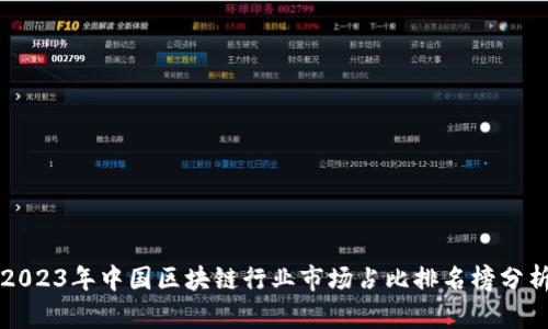2023年中国区块链行业市场占比排名榜分析