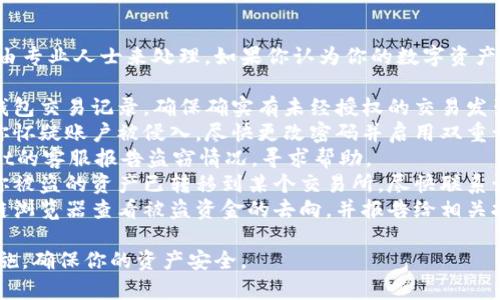 抱歉，你的资金安全问题最好是由专业人士来处理。如果你认为你的数字资产被盗，建议你立即采取以下步骤：

1. **确认盗窃** - 查看你的钱包交易记录，确保确实有未经授权的交易发生。
2. **更改账户密码** - 如果你怀疑账户被侵入，尽快更改密码并启用双重认证（2FA）。
3. **联系客服** - 向TPWallet的客服报告盗窃情况，寻求帮助。
4. **报告给交易所** - 如果你被盗的资产已转移到某个交易所，尽快联系该交易所的客服。
5. **追踪资金** - 使用区块链浏览器查看被盗资金的去向，并报告给相关执法机构。

保持警惕，定期检查你的安全措施，确保你的资产安全。